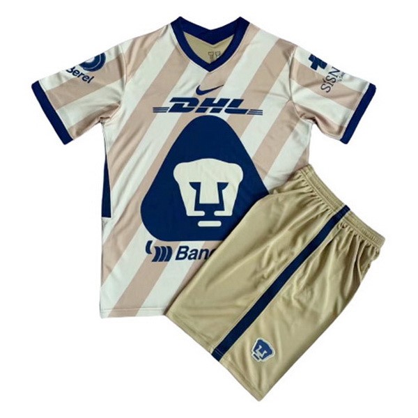 Camiseta UNAM Pumas Tercera equipo Niño 2020-2021 Amarillo